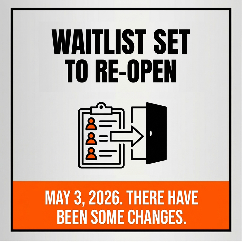 Waitlist Process Updated for 2026