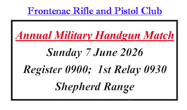 Military Pistol Match June 7 2026
